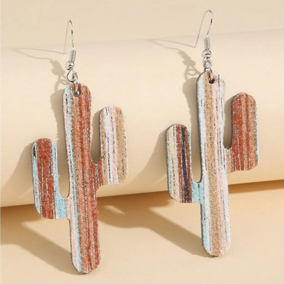 Cactus earrings   - Picture 1 of 2